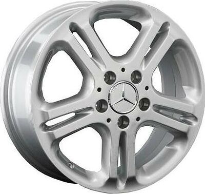 Replica MB37 8x17 5x112 ET 38 Dia 66.6 silver