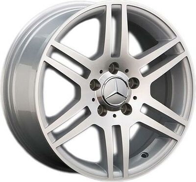 Replica MB66 7x17 5x112 ET 48 Dia 66 silver