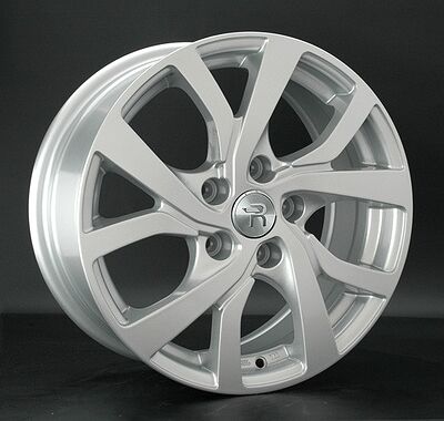 Replica MI57 6.5x17 5x114.3 ET 46 Dia 67.1 silver