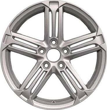 Replica VW45 7.5x17 5x112 ET 47 Dia 57.1 silver