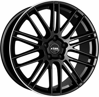 Rial KiboX 9.5x21 5x108 ET 35 Dia 63.4 Diamant black lip polished