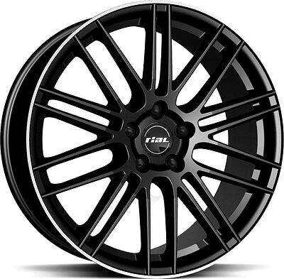 Rial KiboX 9.5x21 5x108 ET 35 Dia 63.4 Diamond Black