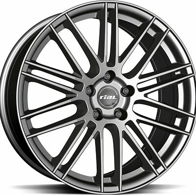 Rial KiboX 9.5x21 5x108 ET 35 Dia 63.4 Metal Grey