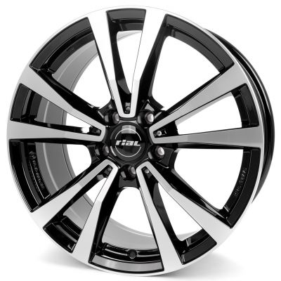 Rial M12X 9x20 5x112 ET 20 Dia 66.5 Diamond Black