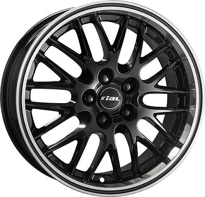 Rial Norano 8.5x18 5x114.3 ET 42 Dia 70.1 diamond-black lip polished