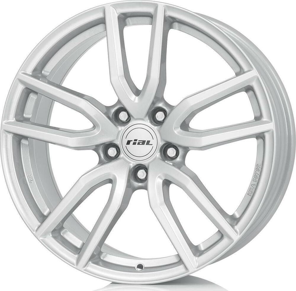Rial Torino 8x18 5x108 ET 45 Dia 70.1 Polar Silver