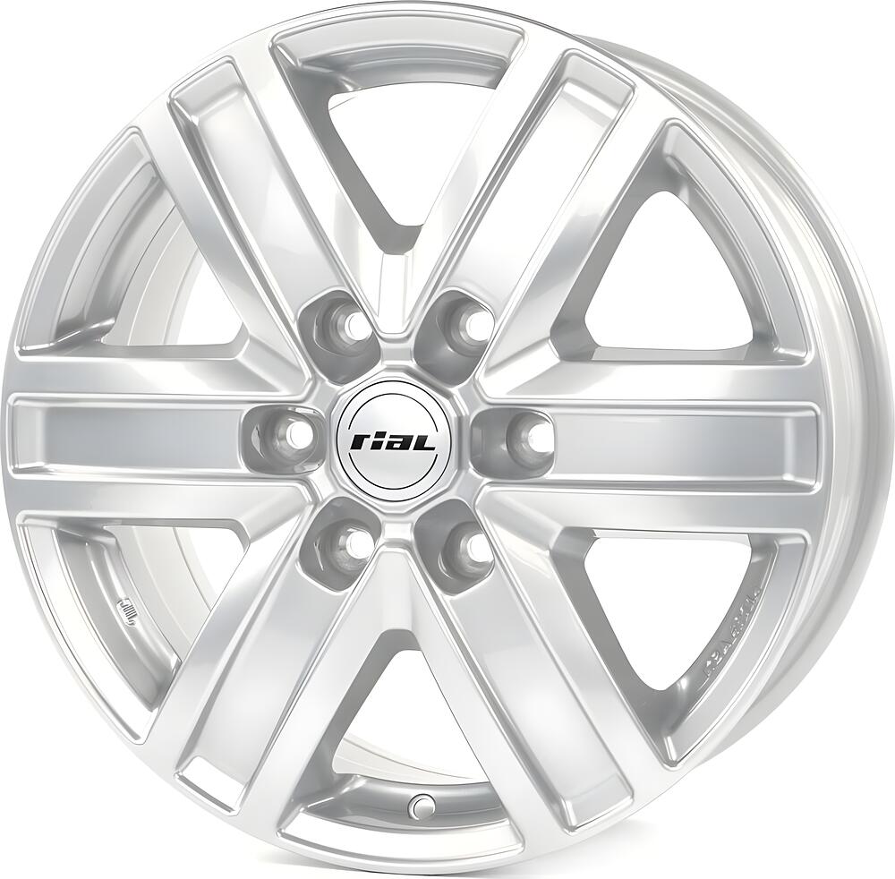 Rial Transporter 6 7x17 6x139 ET 22 Dia 106 Polar Silver