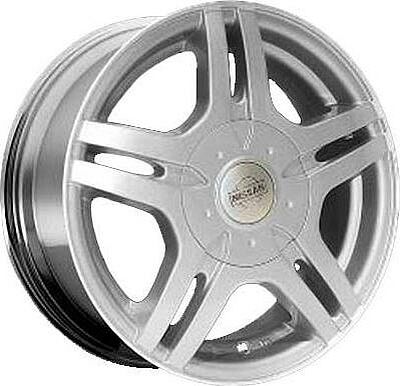 Roner RN1910 5.5x14 4x114.3 ET 35 Dia 66.1 silver