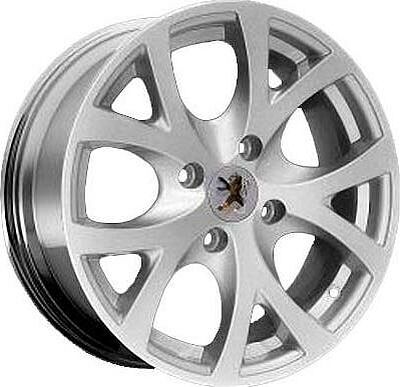 Roner RN2104 6.5x15 4x108 ET 27 Dia 65.1 silver