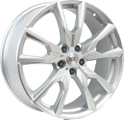 RST R012 8x20 5x112 ET 27 Dia 66.6 Silver