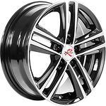 RST R025 6x15 5x100 ET 38 Dia 57.1 BK/FP