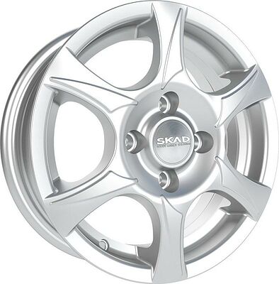 Скад Аэро 5x13 4x98 ET 35 Dia 58.6 алмаз-белый