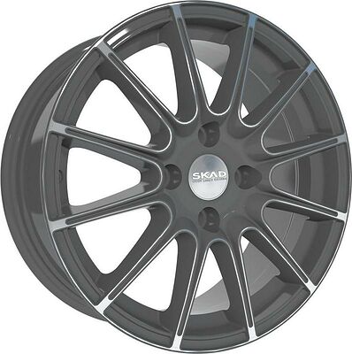 Скад Ле Ман 7.5x17 5x108 ET 40 Dia 65.1 алмаз-грей