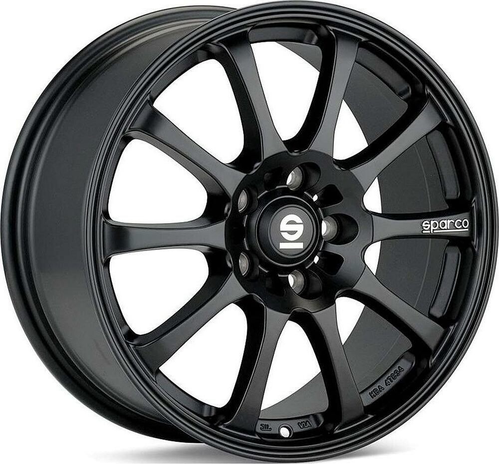 Sparco Drift 6.5x15 4x100 ET 37 Dia 63.3 MATT BLACK