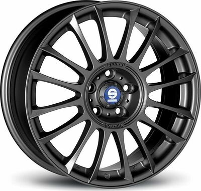 Sparco Pista 8x17 5x112 ET 48 Dia 75 MATT SILVER TECH