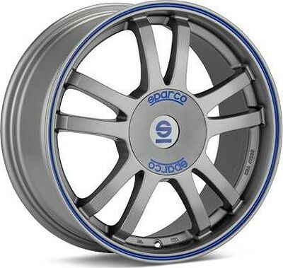 Sparco Rally 7x16 5x112 ET 48 Dia 73.1 MATT SILVER TECH