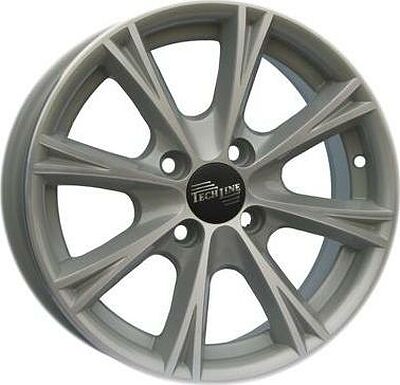 Tech Line TL301 5.5x13 4x98 ET 28 Dia 58.6 silver