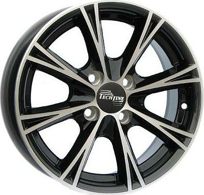 Tech Line TL301 5.5x13 4x98 ET 28 Dia 58.6 silver