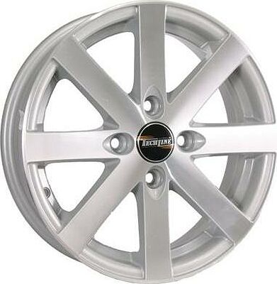 Tech Line TL312 5.5x13 4x98 ET 28 Dia 58.6 silver