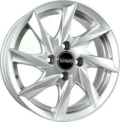 Tech Line TL318 5x13 4x100 ET 45 Dia 56.6 silver