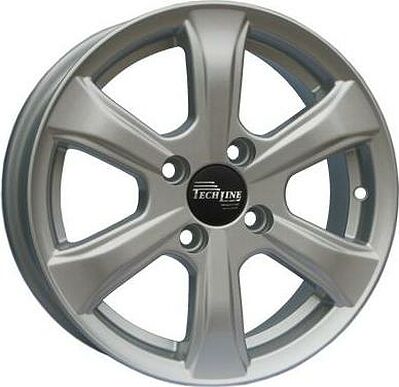 Tech Line TL408 5.5x14 4x100 ET 45 Dia 56.1 silver