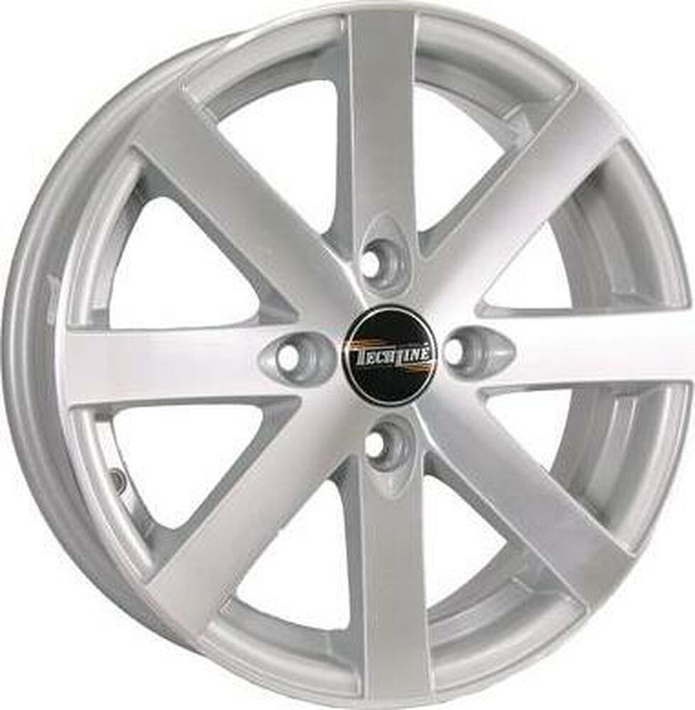 Tech Line TL412 5x14 4x100 ET 43 Dia 67 Silver