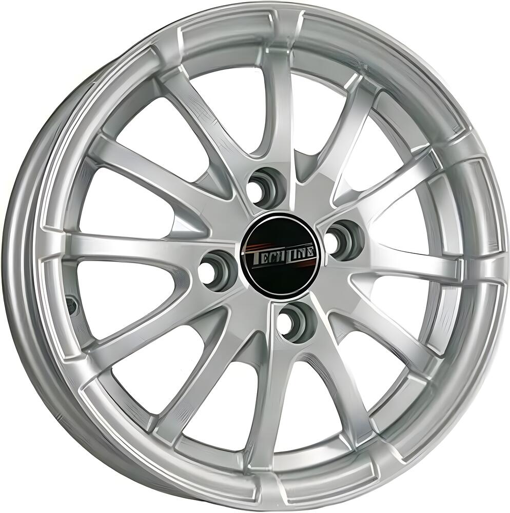 Tech Line TL420 5x14 4x100 ET 43 Dia 67 Silver