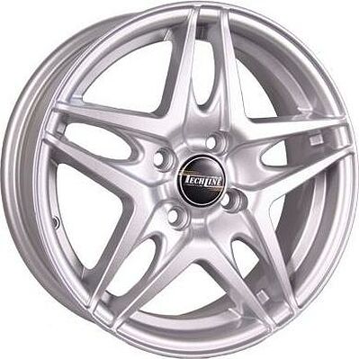 Tech Line TL430 5.5x14 4x98 ET 35 Dia 58.6 silver