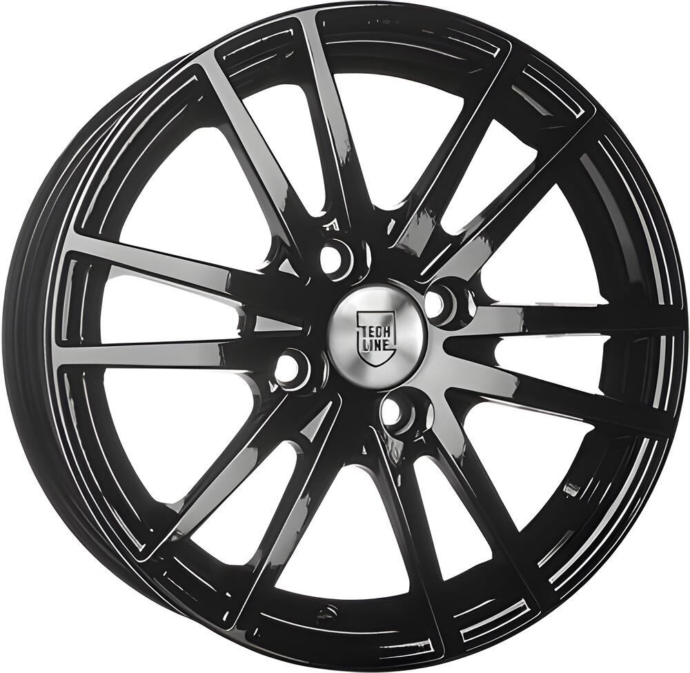 Tech Line TL435 5x14 4x98 ET 35 Dia 58 BL