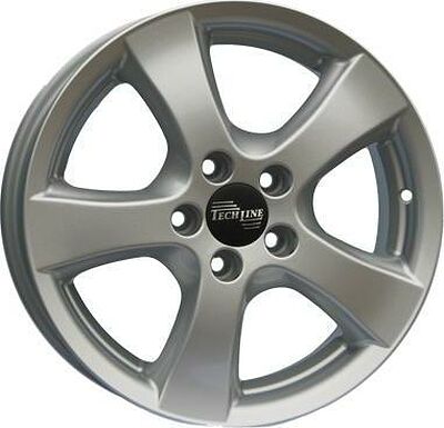 Tech Line TL516 6x15 5x100 ET 45 Dia 57.1 silver