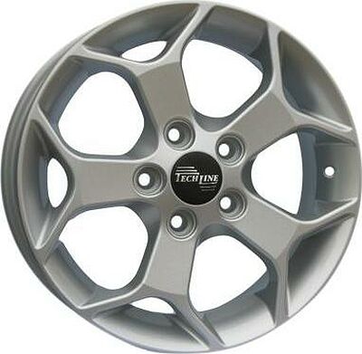 Tech Line TL521 6x15 5x108 ET 52.5 Dia 63.4 silver