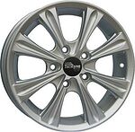 Tech Line TL523 6x15 4x100 ET 50 Dia 60.1 silver