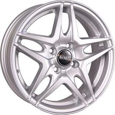 Tech Line TL530 6x15 4x100 ET 45 Dia 67.1 silver