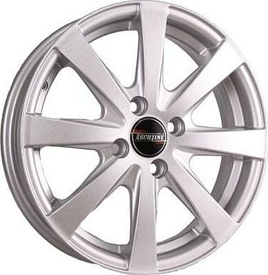 Tech Line TL534 5.5x15 4x100 ET 45 Dia 60.1 silver