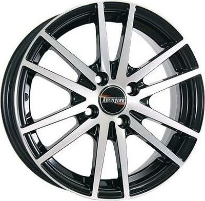 Tech Line TL535 6x15 4x114.3 ET 45 Dia 67.1 BL