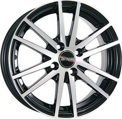 Tech Line TL535 6x15 4x114.3 ET 45 Dia 67.1 BL