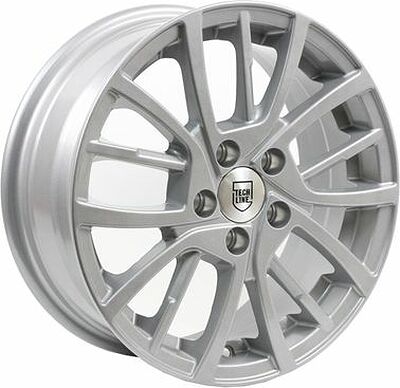 Tech Line TL548 6x15 4x100 ET 45 Dia 60.1 Silver