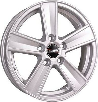 Tech Line TL604 6.5x16 5x114.3 ET 50 Dia 66.1 silver