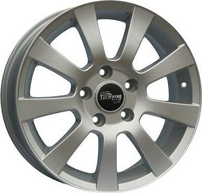 Tech Line TL607 6.5x16 5x100 ET 45 Dia 54.1 silver