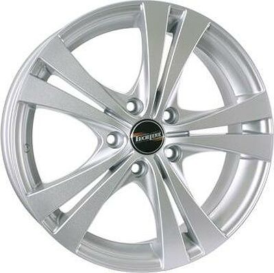 Tech Line TL616 6.5x16 5x114.3 ET 45 Dia 64.1 silver