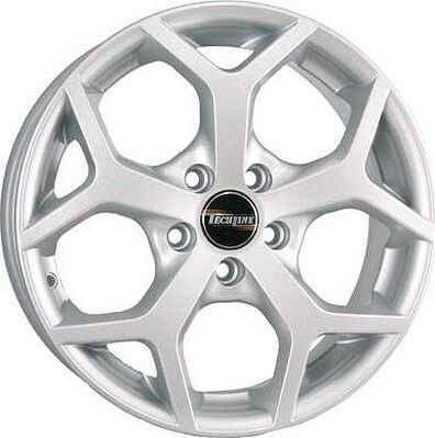 Tech Line TL632 6.5x16 5x105 ET 39 Dia 56.5 silver