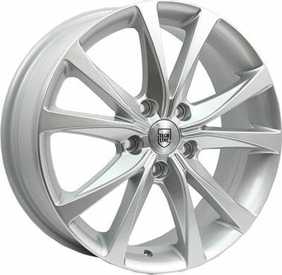 Tech Line TL734 6.5x17 5x114.3 ET 50 Dia 66.1 silver