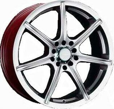 TG Racing LZ 117 7.5x17 5x114.3 ET 42 Dia 67.1 silver