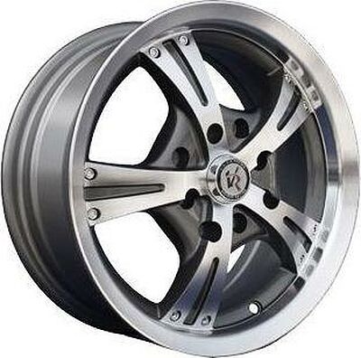 TG Racing LZ 311 5.5x13 4x100 ET 38 Dia 60.1 silver polished