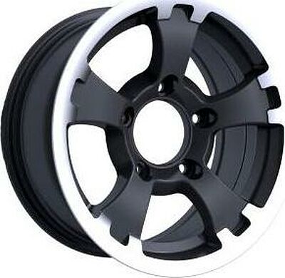 TG Racing LZ 566 7x15 5x139.7 ET 15 Dia 98.5 BLK POL/LIP