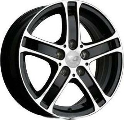 TG Racing TGD 010 6.5x16 5x108 ET 52.5 Dia 63.3 BLK POL