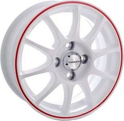 TG Racing TGR 001 6.5x16 4x100 ET 45 Dia 60.1 W red ring