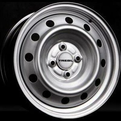 Trebl 53A35D 5.5x14 4x100 ET 35 Dia 57.1 Silver