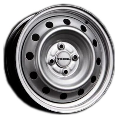 Trebl 6445T 6x15 4x100 ET 39 Dia 56.6 Silver