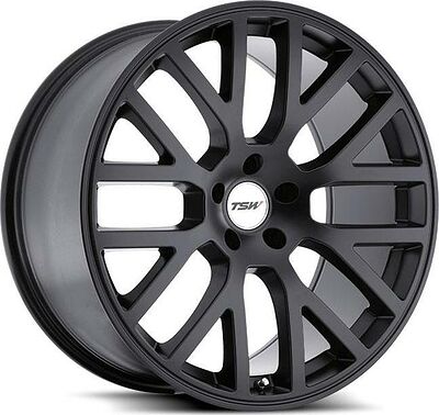 TSW Donington 10x20 5x120 ET 40 Dia 76 Mat Black